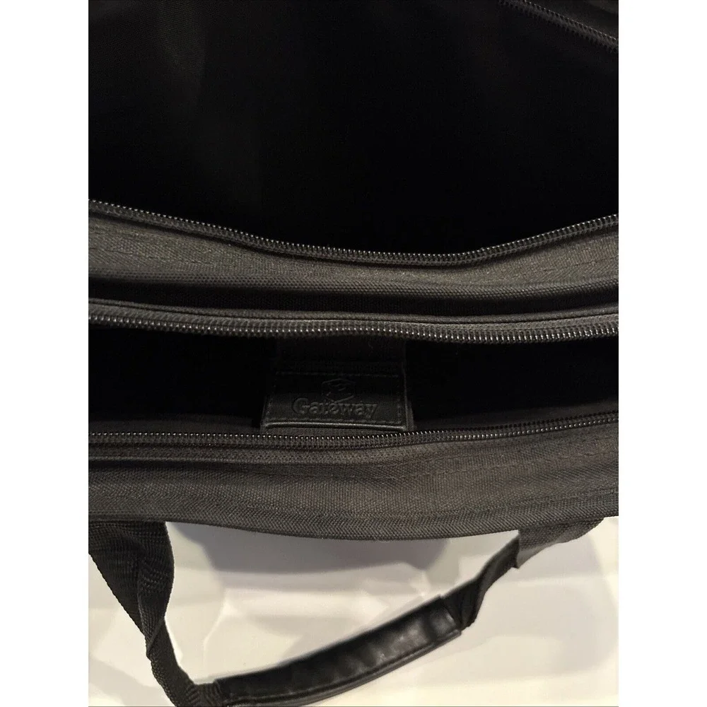 NWOT Gateway Laptop Notebook Bag Carry Case Messenger Black‎ Breifcase